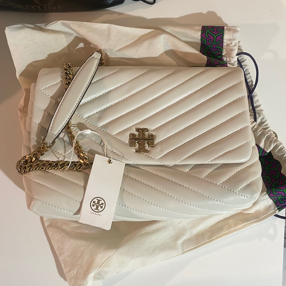 Brand New Tory Burch Kira in White.